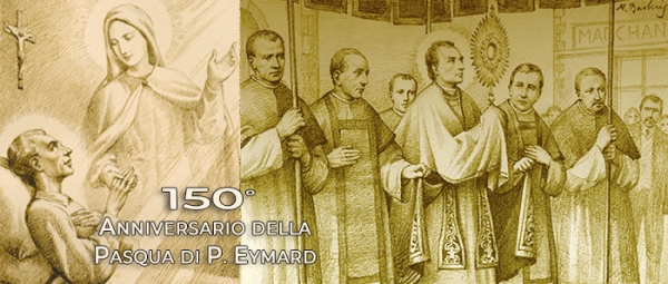25 maggio 1845 - Padre Eymard durante una processione del Corpus Domini in San Paolo in Lione