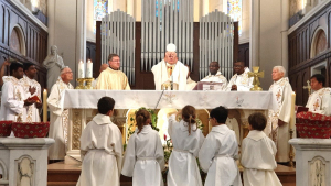 La f&ecirc;te de Saint Pierre-Julien Eymard, patron de la paroisse de La Mure