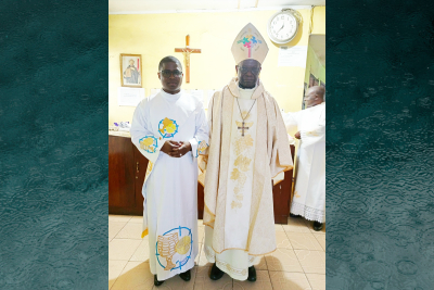 Renouvellement des vœux,  vœux perpétuels et ordination diaconale au Congo-Brazzaville
