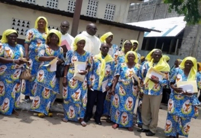 Promesse des agr&eacute;g&eacute;s &agrave; la paroisse Saint Esprit de Mpaka