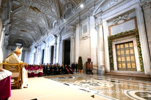 T&eacute;moins de l'esp&eacute;rance qui ne d&eacute;&ccedil;oit pas - Annonce du Jubil&eacute; ordinaire de l'an 2025 Basilique Saint-Pierre, 9 mai 2024