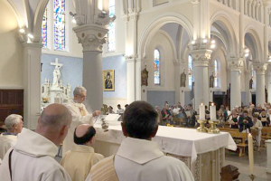 La Mure, France: 2 ao&ucirc;t, f&ecirc;te de Saint Pierre-Julien Eymard