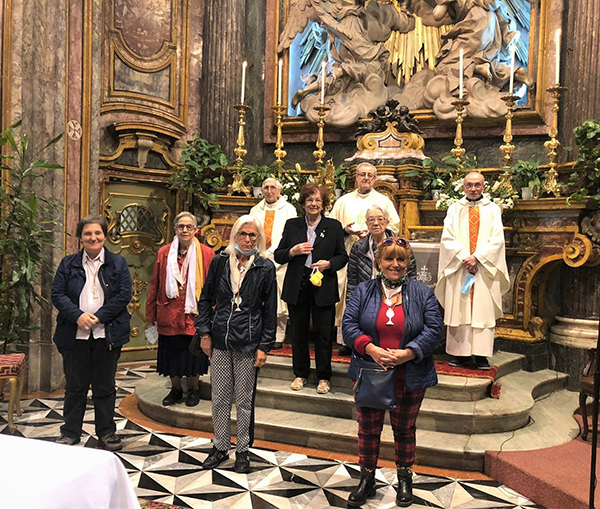 Santa María di Piazza en Turín celebra los 25 años de promesa en la Agregación del Smo Sacramento