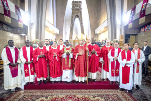 La paroisse Notre-Dame du Tr&egrave;s Saint Sacrement et Saints Martyrs Canadiens de Rome c&eacute;l&egrave;bre ses 70 ans de fondation